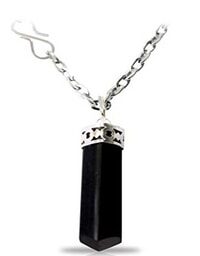 Sugandha Black Tourmaline Crystal Healing Necklace