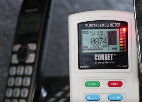 cordless phone EMF reading for Cornet