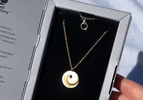 EMF Harmony pendant in box